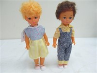 Pair of 1960's-70's dime store dolls
