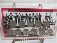 WW II Silver Nickel Set