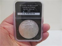 2009 Uncirculated American Eagle Silver Dollar