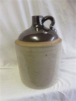 VINTAGE CROCK JUG 10"T