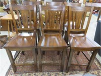 6PC MODERN BAR HEIGHT DINING CHAIRS