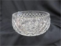 LARGE CRYSTAL BOWL 4"T X 8.5"W