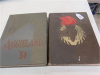 2PC VINTAGE 1944 A&M COLLEGE - LONGHORN YEARBOOK