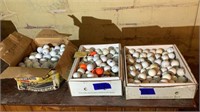 3 boxes of golf balls