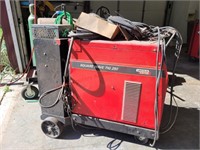 Lincoln Electric Square Wave Tig 255Welder on Cart