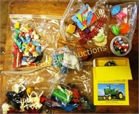 Vintage Toys - John Deere Tractore & More