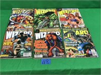 6 Assorted Wizard Comics