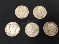 Five Silver Dimes