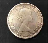 Canadian 1964 Silver Dollar Coin