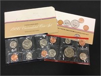 1986 U.S. Uncirculated Mint Set, D&P