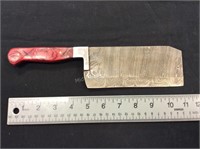 Cleaver Knife, Decorated Blade