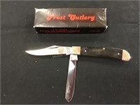 New 2 Blade Pocket Knife by Frost Cutlery