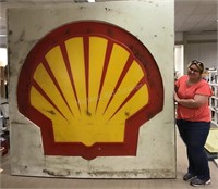 LARGE Shell Gas Station Dealer Sign
