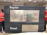 LARGE Gas Station Price Sign Panel