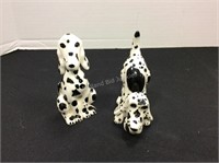 Ceramic Dalmation Dog Figurines