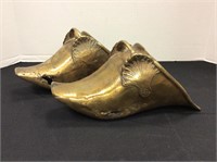 Brass Camel Stirrup Shoe Set