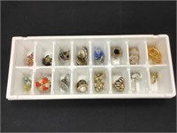 Tray of 17 Earring Sets