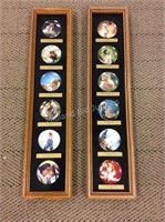 Framed Miniature Plate Collection