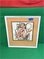 Early Framed Sketch “1987 Projections”
