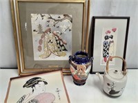 Japanese Art, Teapot Etc