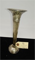 Sterling weight 8" vase