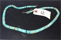 Turquiose Native American-style necklace, Approx.