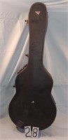Guitar case with arched top, 45" x 6.5" deep