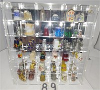 Thimble collection in a case, 11.5" x 10" wall