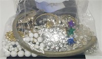 Bag of costume jewelry