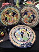 Six Germany Porcelain Plates.