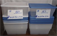 20 Sterilite 16-quart tubs with lids