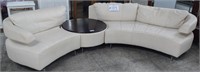 Couture - 3 pc. modern leather sofa