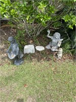 Garden Statue Grouping