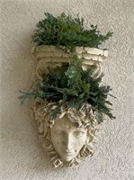 2 Lady Mother Nature Head Plaques