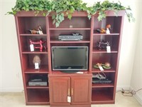 Large TV and Electronic Cabinet