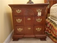 3 Drawer Mahogany Color Night Stands