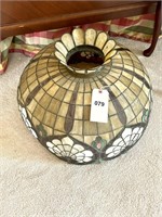 Large Stained Glass Shade ~