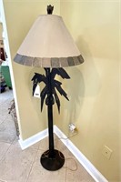 Palm Tree Metal Floor Lamp
