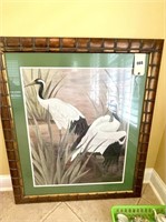 Beautiful Framed Water Fowl Print