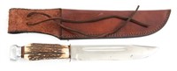 SCHMIDT & ZEIGLER MODEL 5519 SHEATH KNIFE SOLINGEN