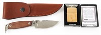 DPX GEAR LIMITED EDITION KNIFE & ETCHED ZIPPO