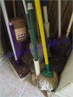 MOPS AND TRASH CAN