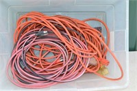 Approx. 150' orange extension cords