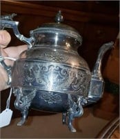 Antique "Wilcox Silver Plate Co." Fancy Tea Pot