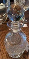 Fine American Brilliant Period Cut Glass Bottle