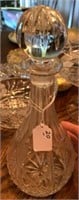 Fine Crystal Decanter - 12 inches tall