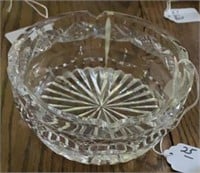 Fine Cut Crystal 5 inch diameter Bowl