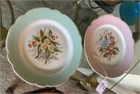Pair of Hand Painted Porcelain Plates