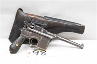 (CR) Mauser M30 Broomhandle 7.63 Mauser Pistol