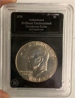 Certified BU 1978 Ike Dollar